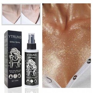 Ytruns 100ml Highlight Glitter Spray, Can Be Used For Body/Hair/Clothes